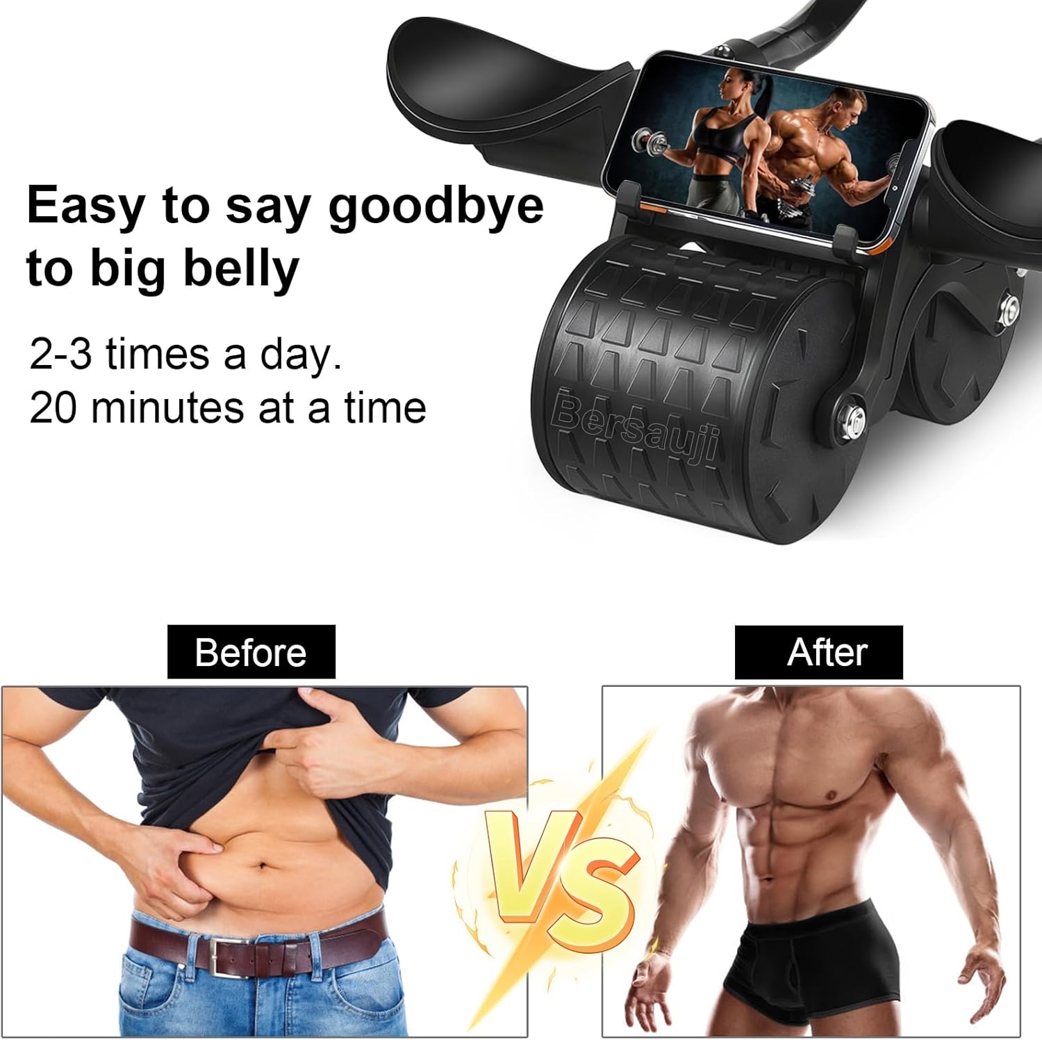 Rueda Abdominal Rebotadora Fitness Compacta