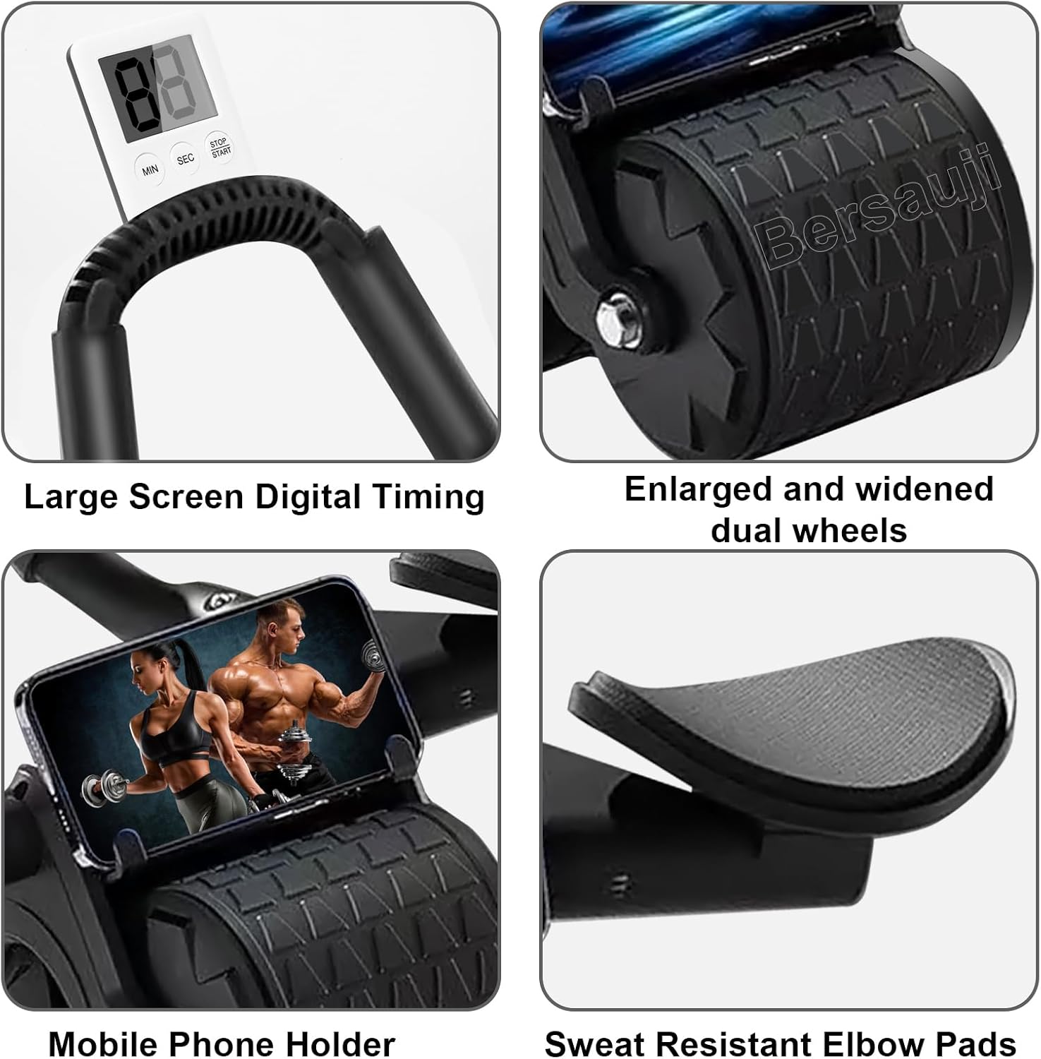 Rueda Abdominal Rebotadora Fitness Compacta